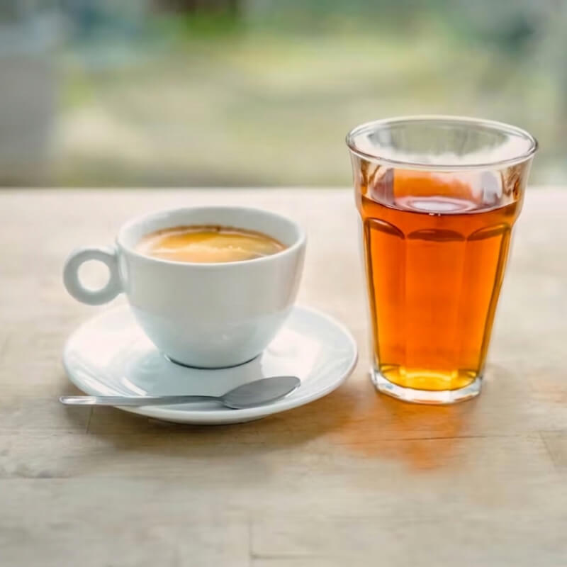 Koffie thee vierkant